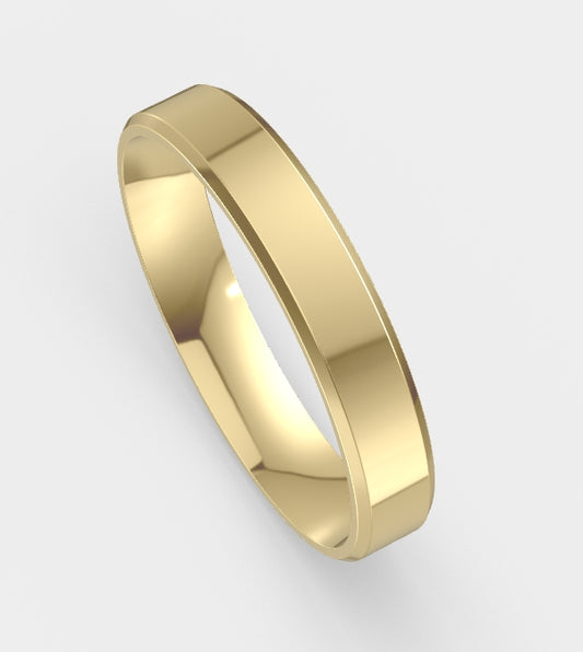 4mm Flat Bevel Band