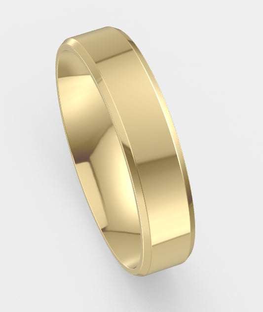 5mm Flat Bevel Band