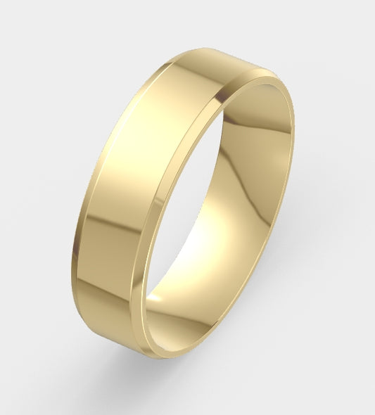 6mm Flat Bevel Band