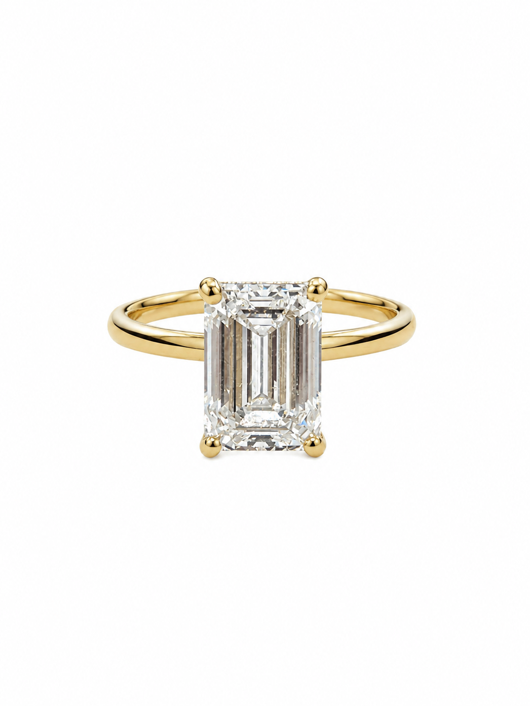 Simple Basket Engagement Ring