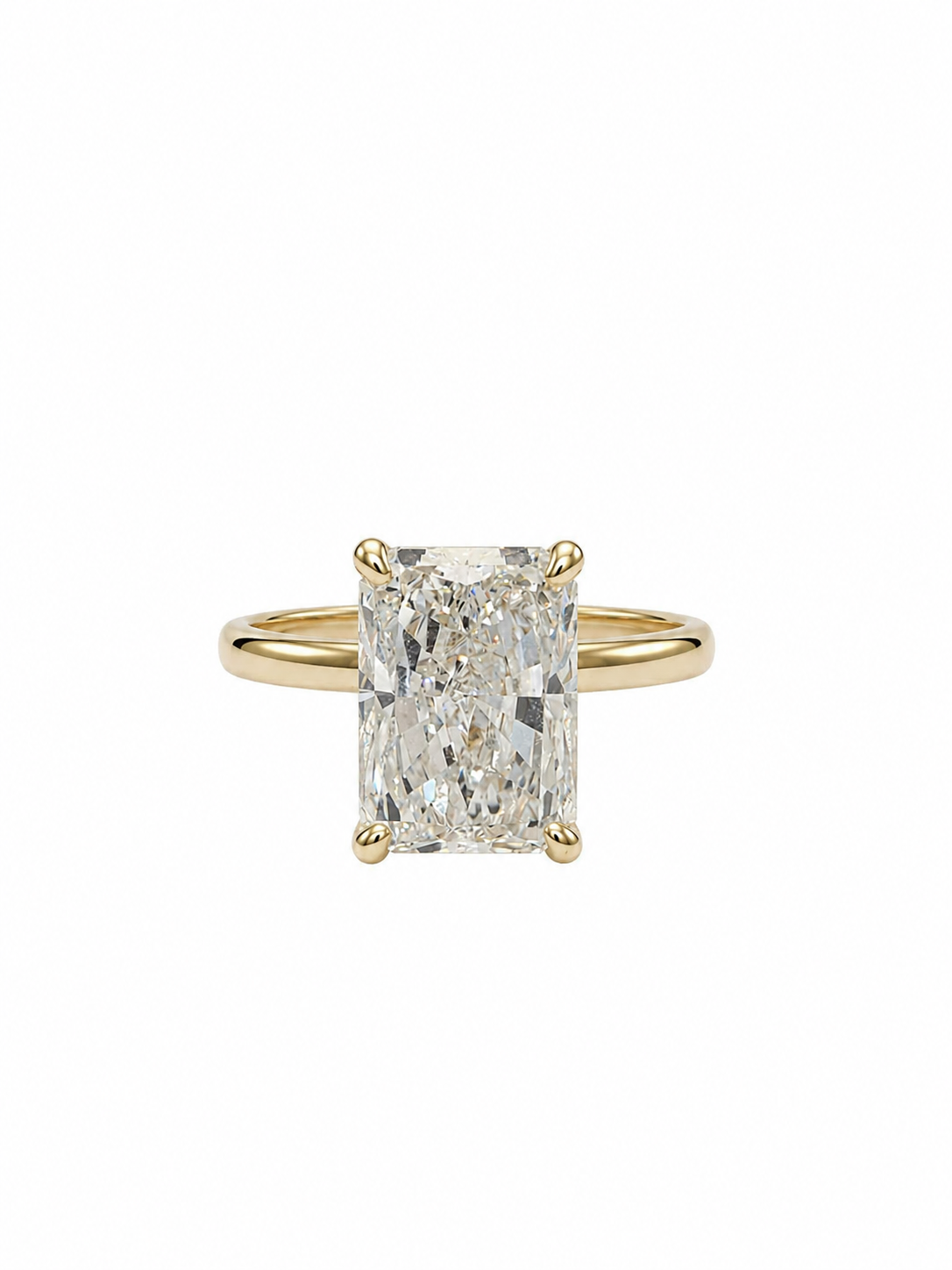Simple Basket Engagement Ring