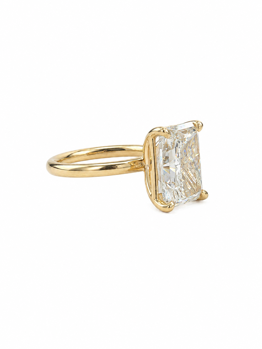 Simple Basket Engagement Ring