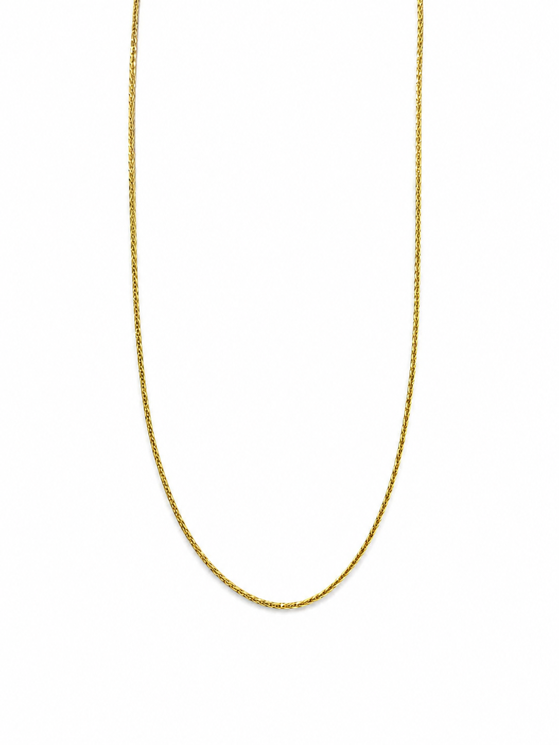 Yellow Gold Wheat Chain