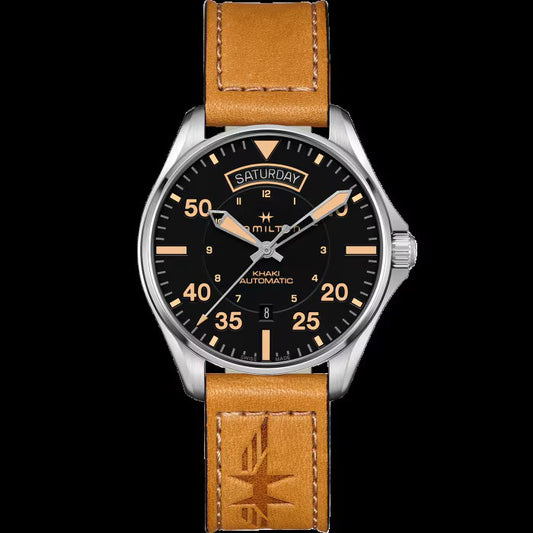 Khaki Aviation Day Date Auto
