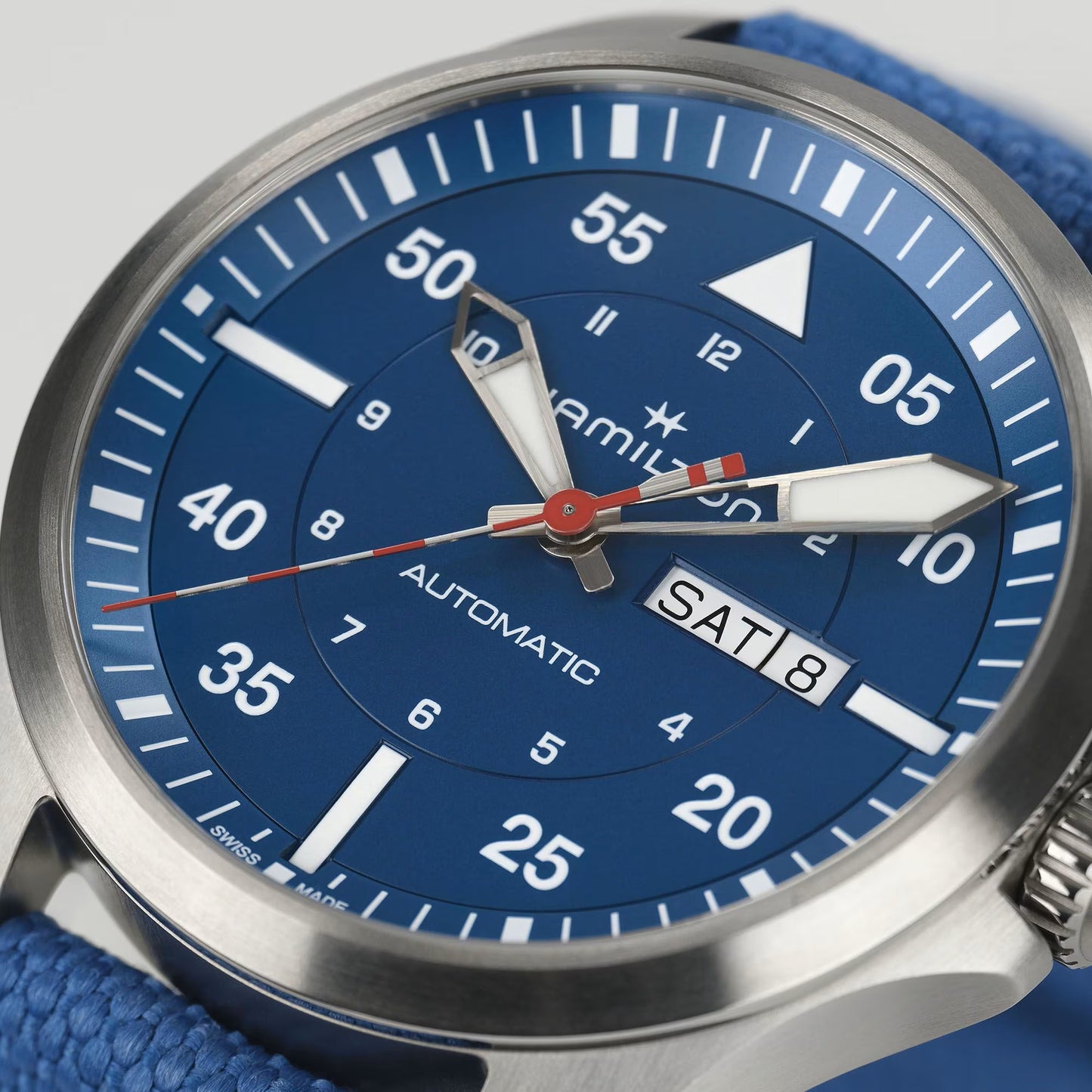 Khaki Aviation Pilot Day Date Auto - Air-Glaciers Edition