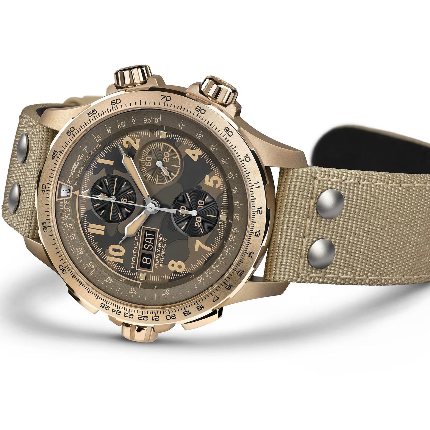 Khaki Aviation X-Wind Auto Chrono