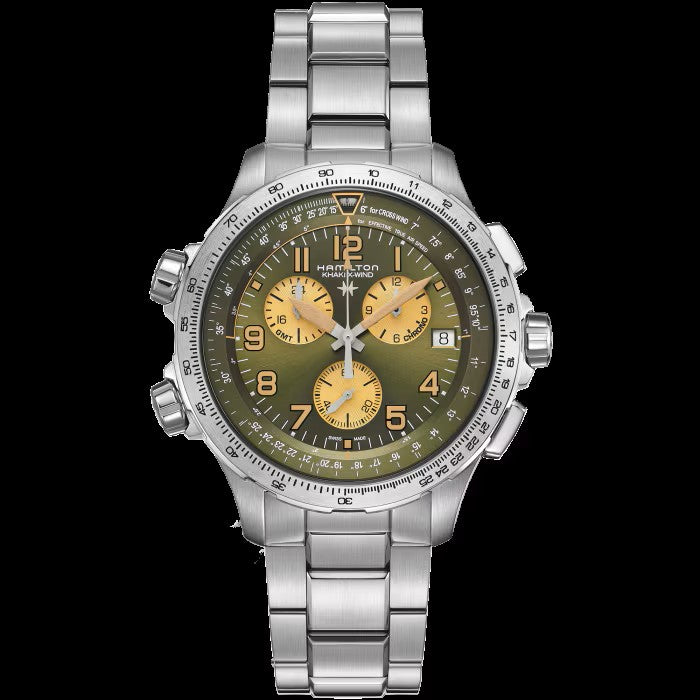 Khaki Aviation X-Wind GMT Chrono Quartz