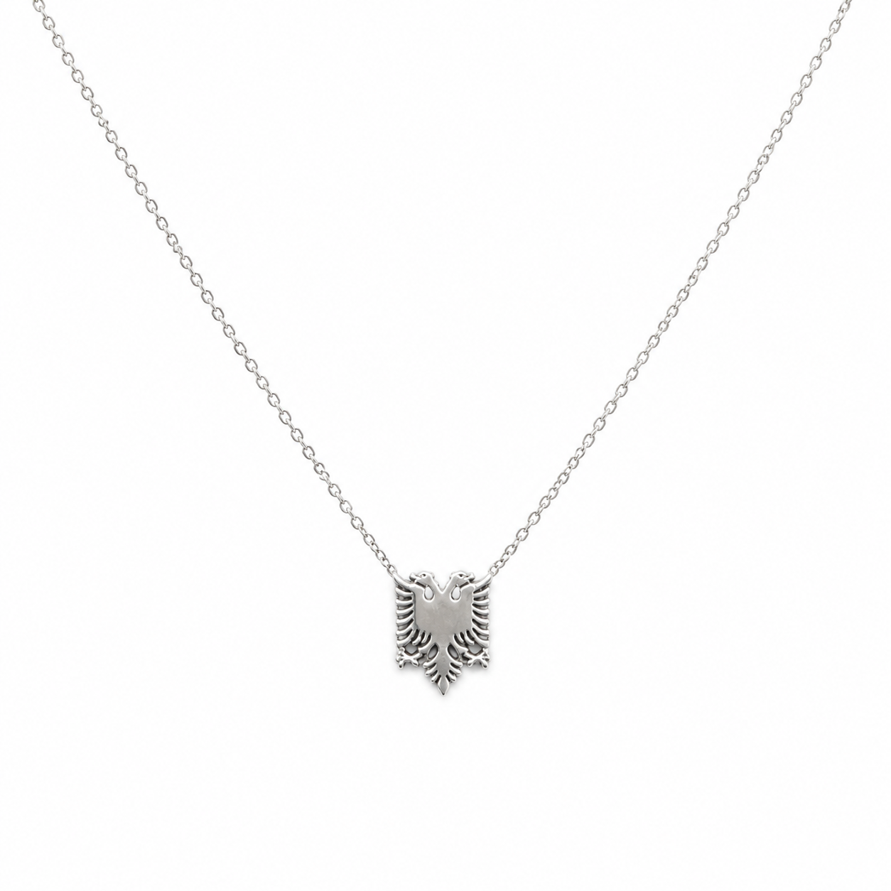 XS Albanian Eagle Necklace 14k Gold
